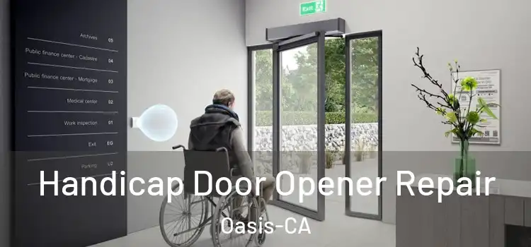  Handicap Door Opener Repair Oasis-CA